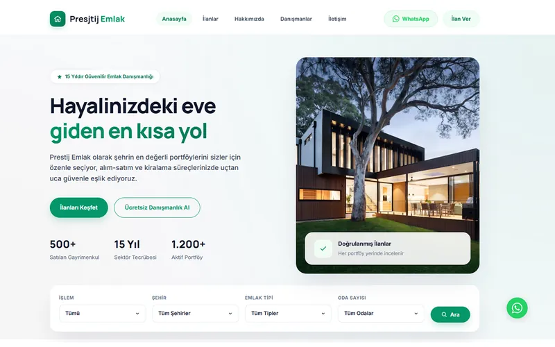 Prestij Emlak teması